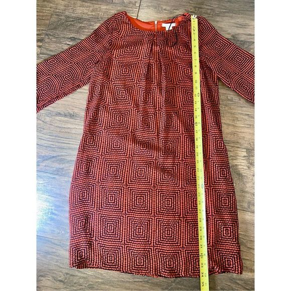Geo Print 3/4 Sleeved Dress/Tunic - Picture 8 of 10